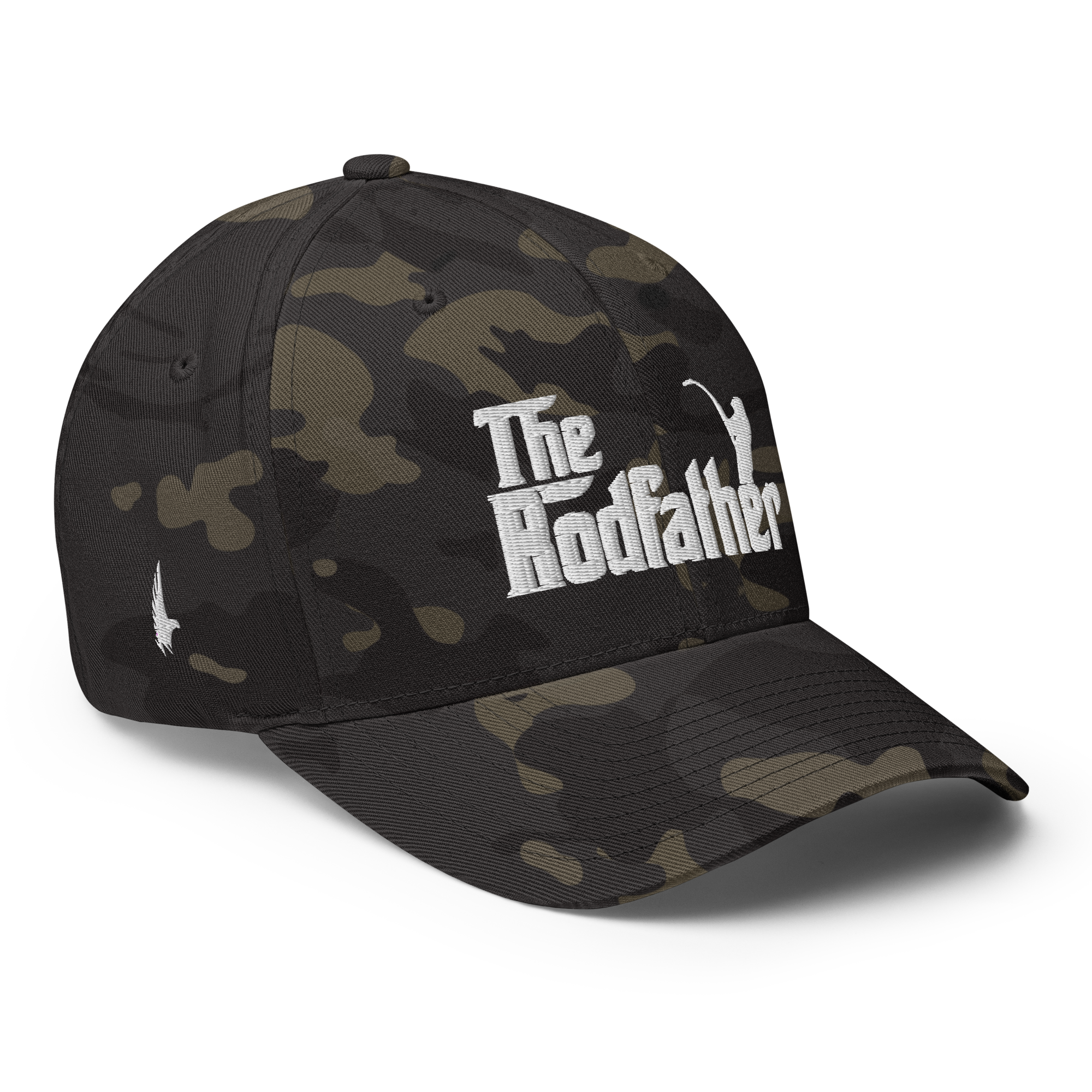 The Rodfather Baseball Caps Vintage Washed Ice Fly Bass Fishing