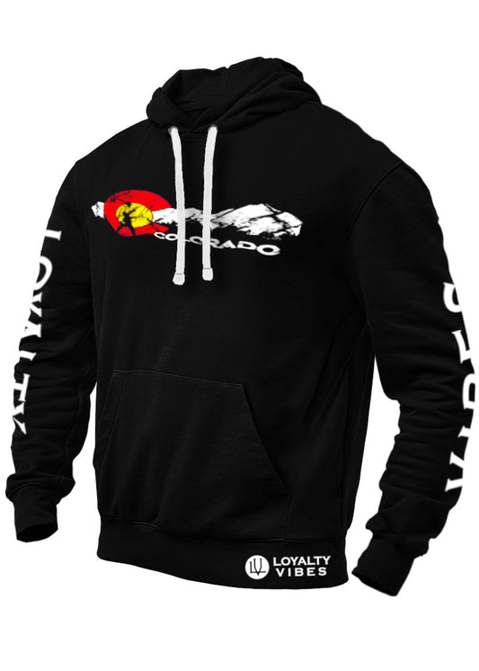 Loyalty Vibes Adventures Of Colorado Hoodie Black - Loyalty Vibes