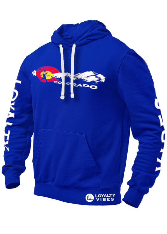 Loyalty Vibes Adventures Of Colorado Hoodie Blue - Loyalty Vibes