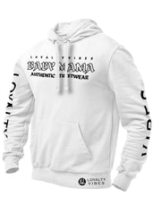 Baby Mama Hoodie White Women's - Loyalty Vibes