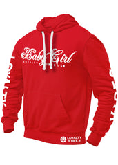 BabyGirl Hoodie Red - Loyalty Vibes