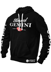 Blessed Gemini Hoodie Black - Loyalty Vibes