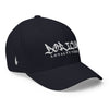 Boricua Fitted Hat Navy Blue White - Loyalty Vibes