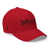 Boricua Fitted Hat Red Black - Loyalty Vibes