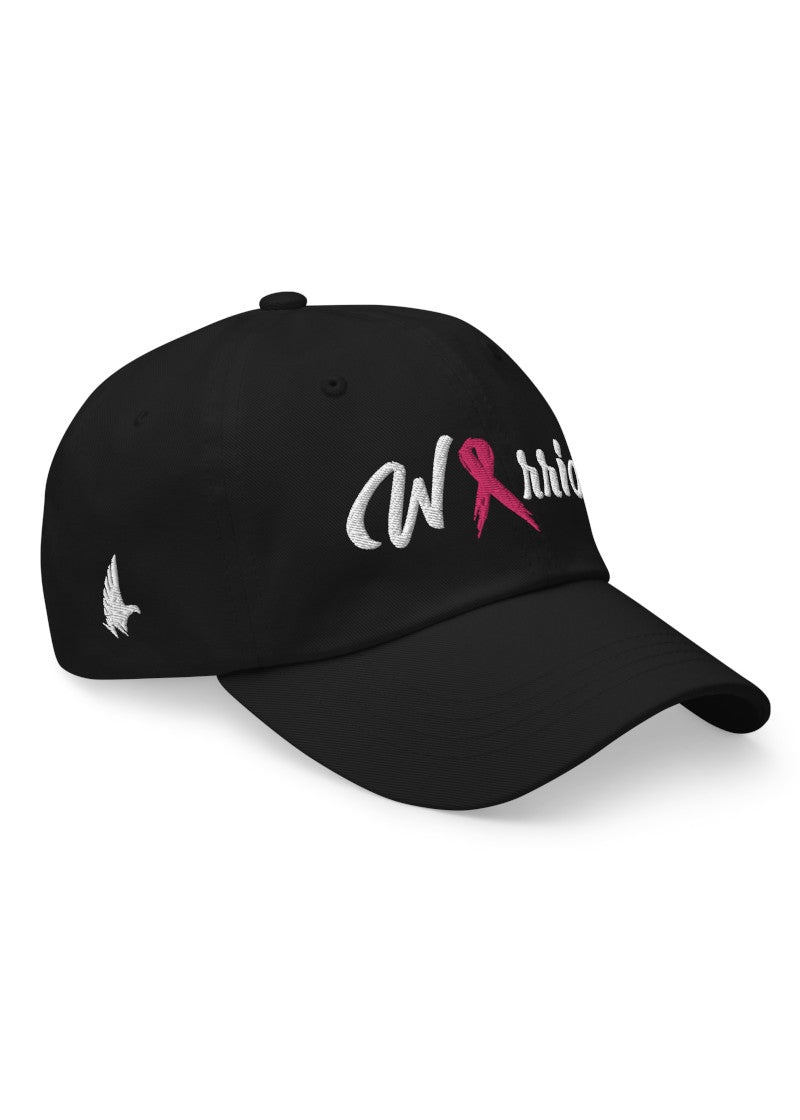Loyalty Vibes Breast Cancer Warrior Dad Hat Black White OS - Loyalty Vibes