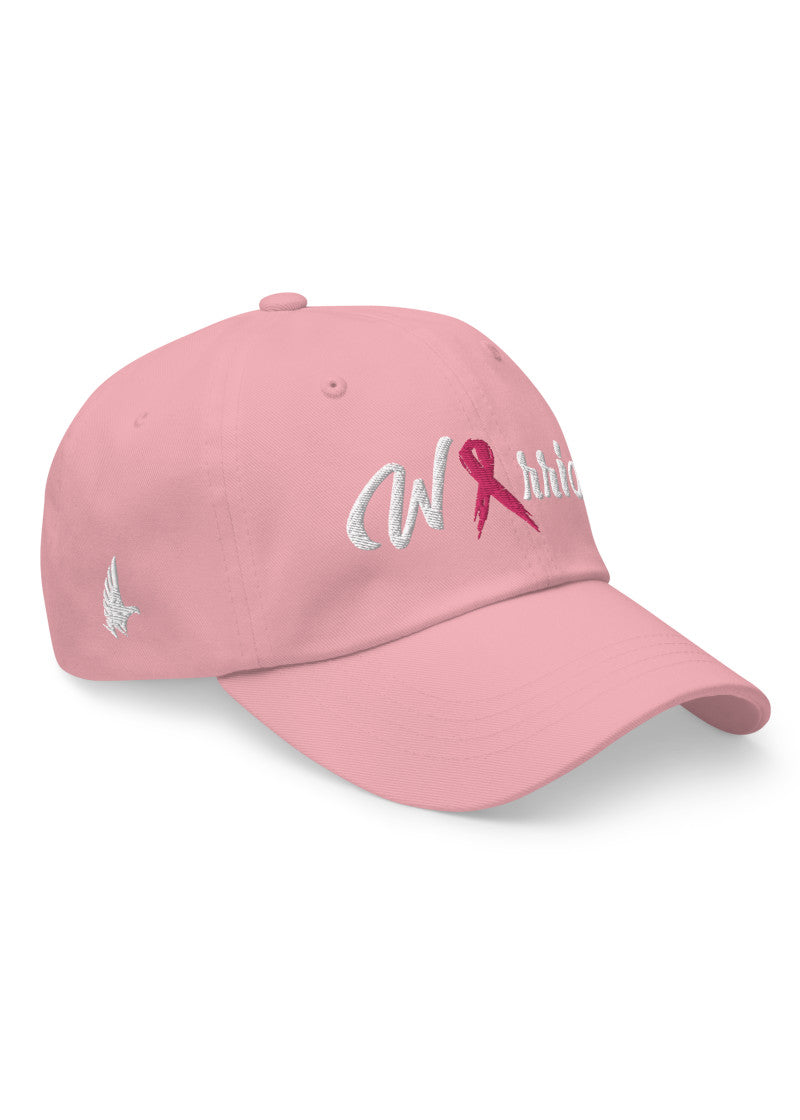 Loyalty Vibes Breast Cancer Warrior Dad Hat Pink White OS - Loyalty Vibes