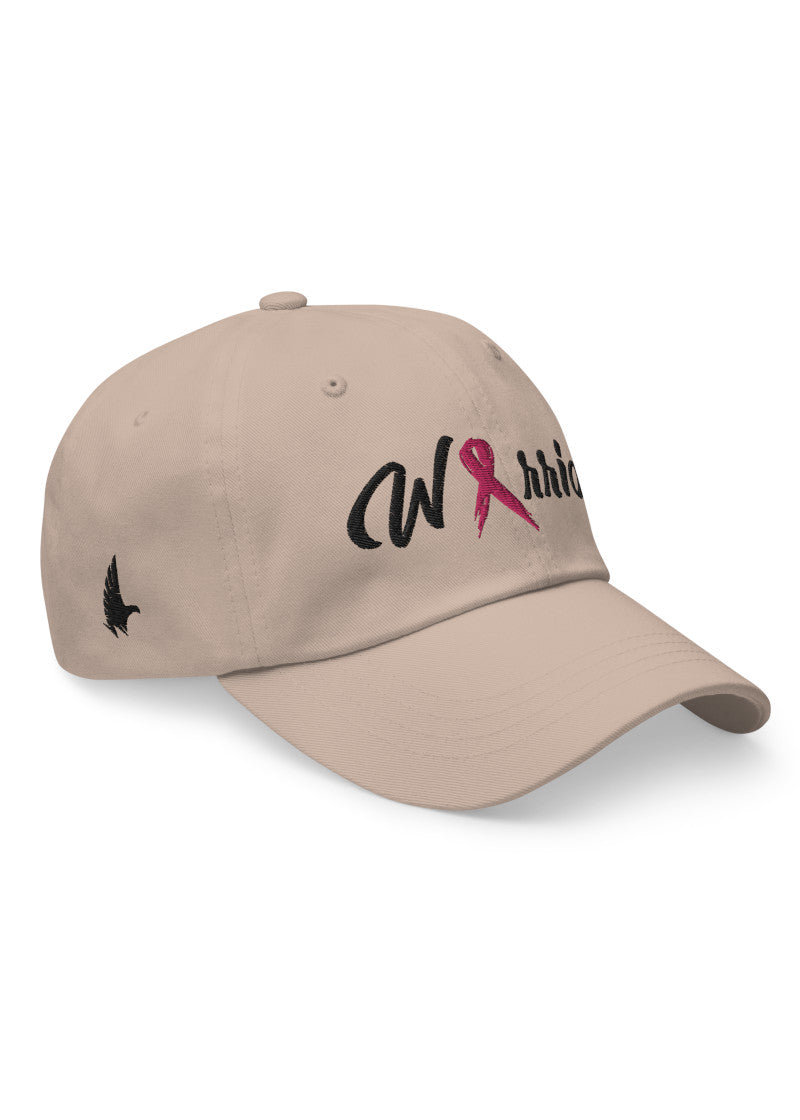 Loyalty Vibes Breast Cancer Warrior Dad Hat Sandstone Black OS - Loyalty Vibes
