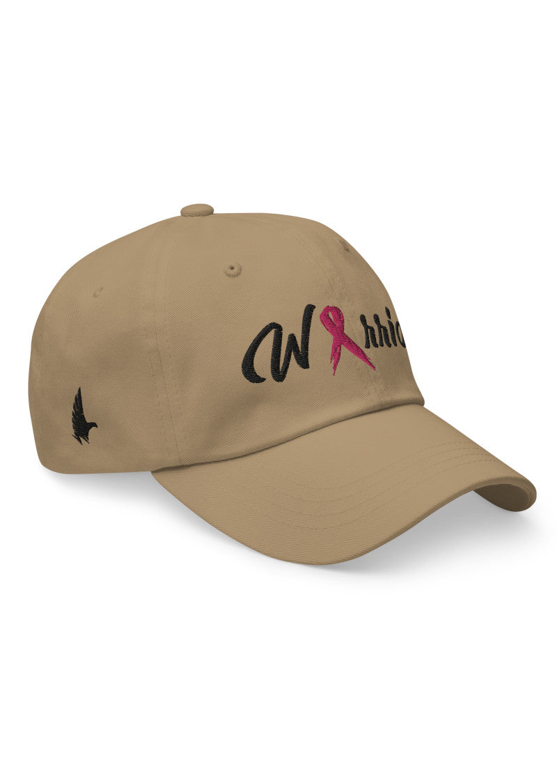 Loyalty Vibes Breast Cancer Warrior Dad Hat Tan Black OS - Loyalty Vibes