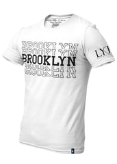 Loyalty Vibes Brooklyn Central T-Shirt White Black Men's - Loyalty Vibes