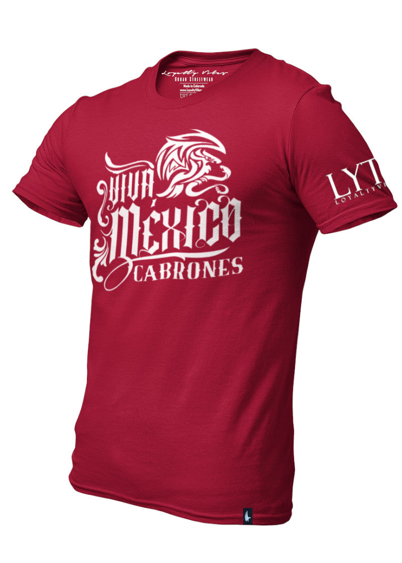 Cabrones T-Shirt Maroon - Loyalty Vibes