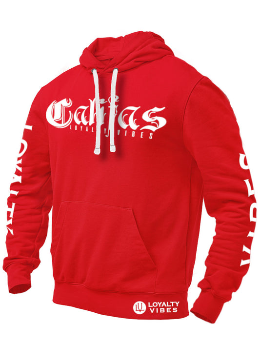 Loyalty Vibes Califas Hoodie Red Men's - Loyalty Vibes