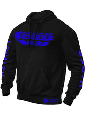 Chicana Boss Hoodie Black Blue - Loyalty Vibes