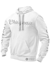 Chingona Pero Cute Hoodie White Grey - Loyalty Vibes