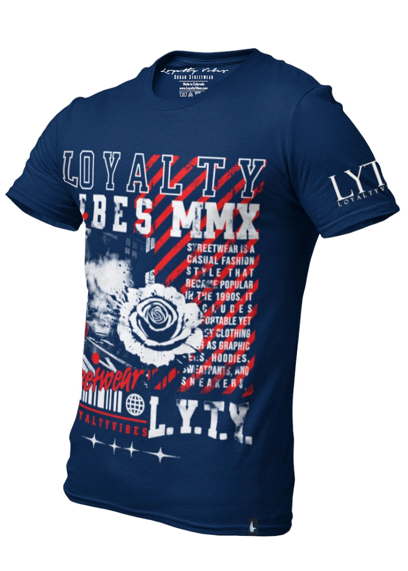 City Of Love T-Shirt Navy Blue - Loyalty Vibes