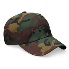 Classic American Trump Girl Dad Hat Camo Green Black OS - Loyalty Vibes