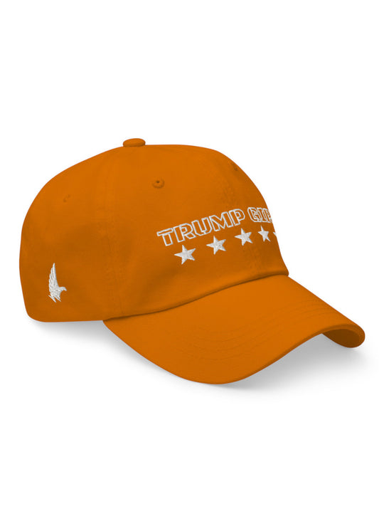 Loyalty Vibes Classic American Trump Girl Dad Hat Citrus Orange OS - Loyalty Vibes