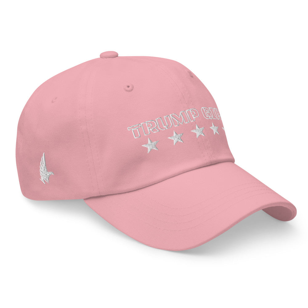 Loyalty Vibes Classic American Trump Girl Dad Hat Pink OS - Loyalty Vibes