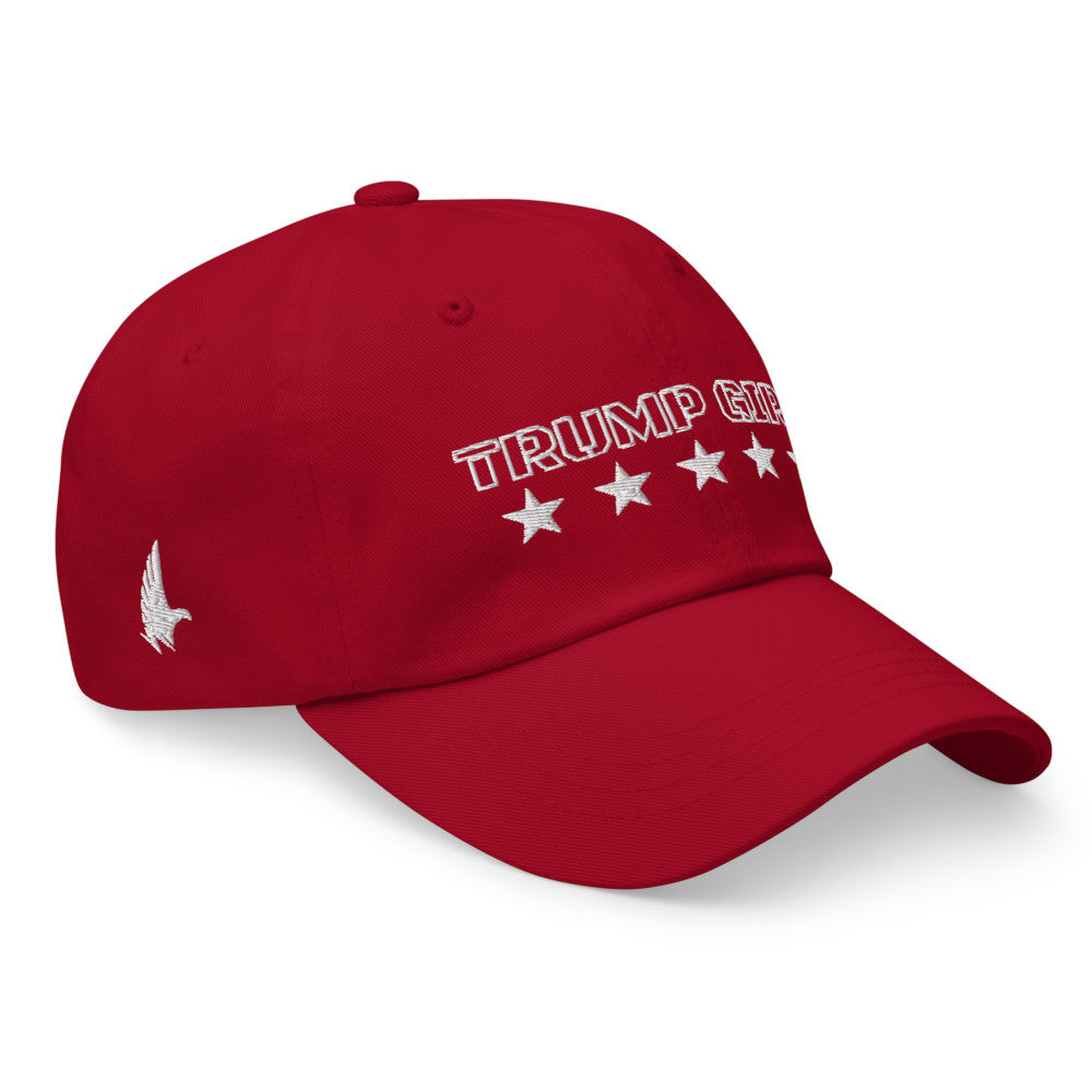 Loyalty Vibes Classic American Trump Girl Dad Hat Red OS - Loyalty Vibes