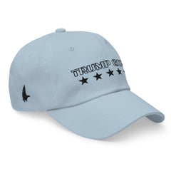 Classic American Trump Girl Dad Hat Sky Blue Black OS - Loyalty Vibes