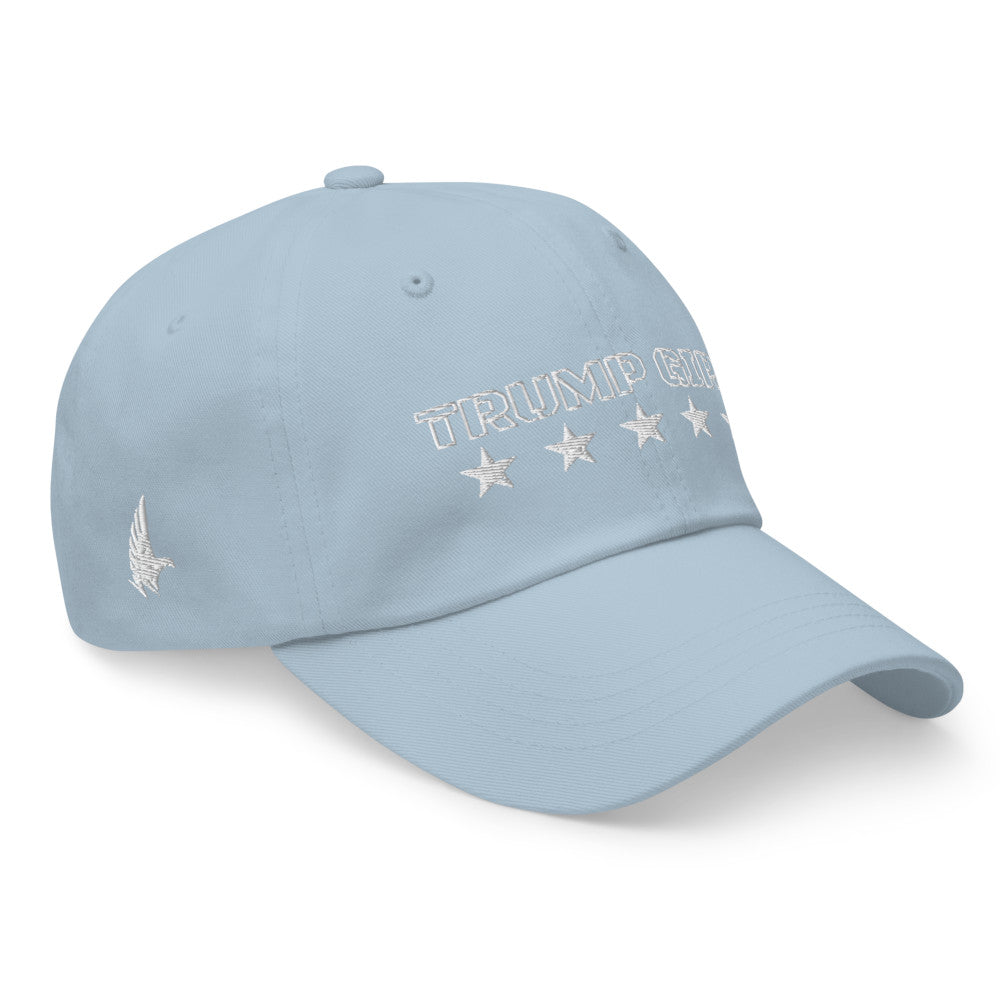 Loyalty Vibes Classic American Trump Girl Dad Hat Sky Blue OS - Loyalty Vibes