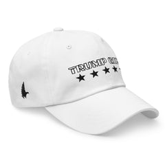 Classic American Trump Girl Dad Hat White OS - Loyalty Vibes