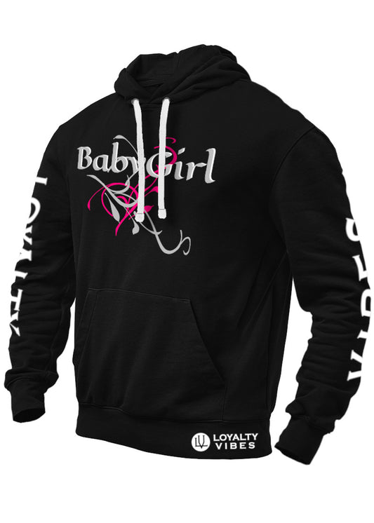 Classic BabyGirl Hoodie Black - Loyalty Vibes