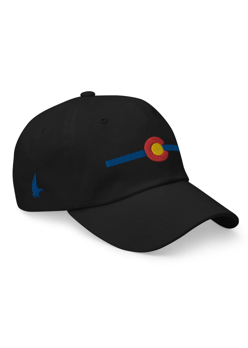 Classic Colorado Dad Hat Black/Blue - Loyalty Vibes