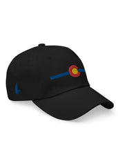 Loyalty Vibes Classic Colorado Dad Hat Black Blue OS - Loyalty Vibes