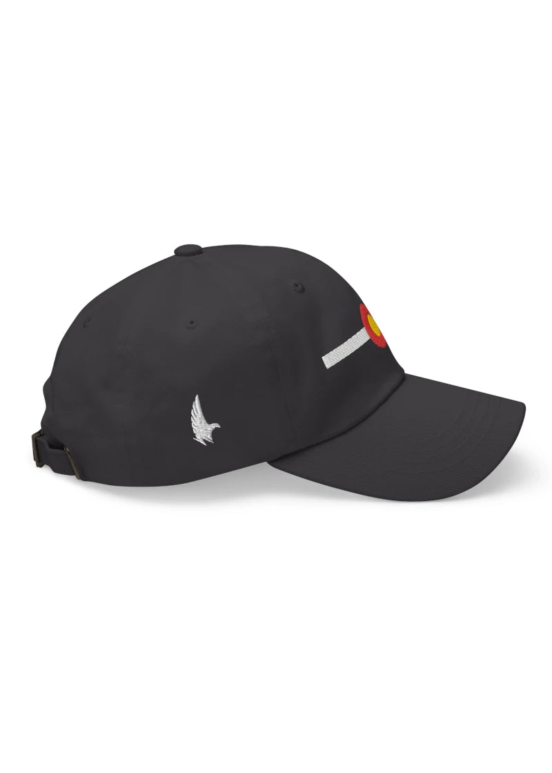 Classic Colorado Dad Hat Charcoal Grey Right - Loyalty Vibes