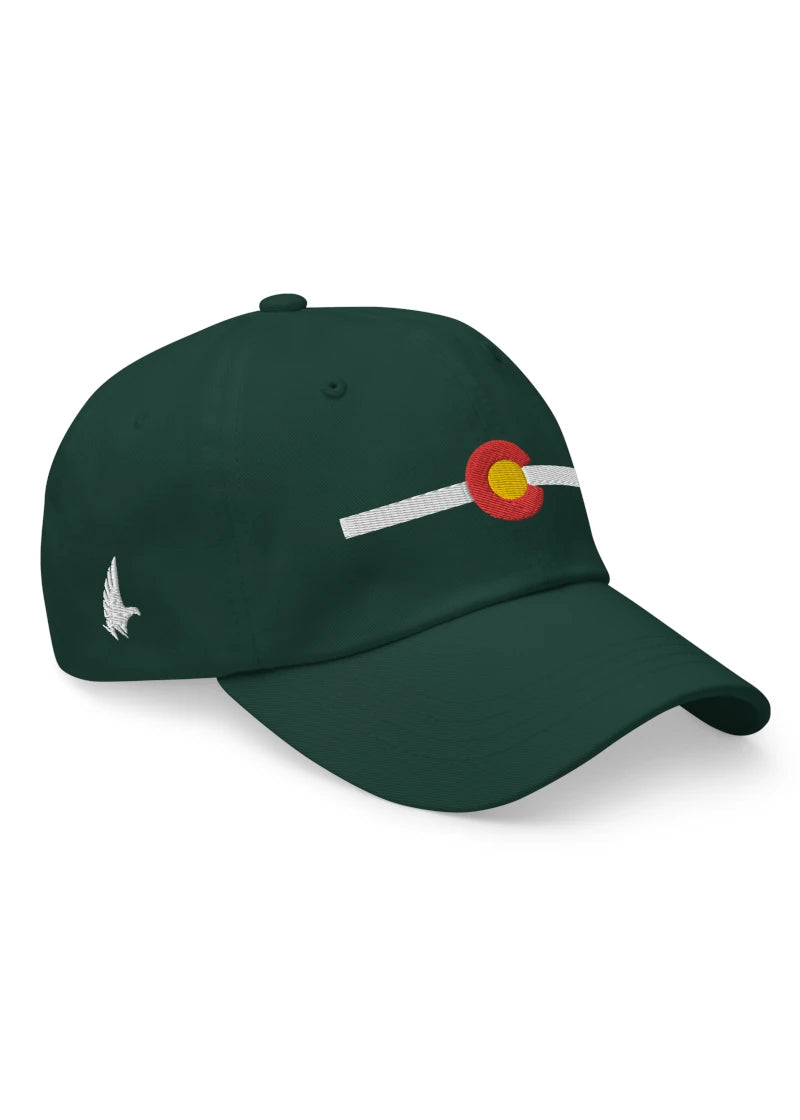 Classic Colorado Dad Hat Forest Green - Loyalty Vibes