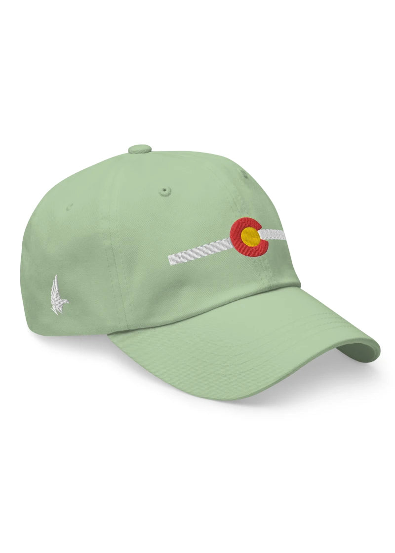 Classic Colorado Dad Hat Light Green - Loyalty Vibes