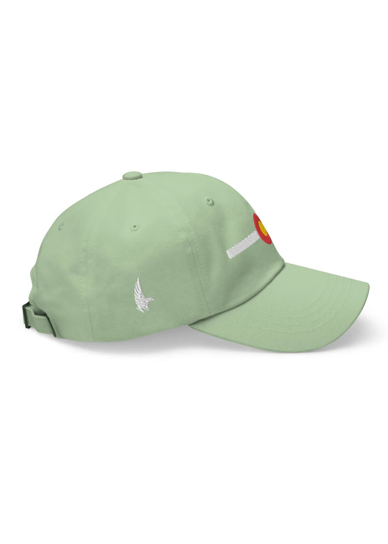 Classic Colorado Dad Hat Light Green Right - Loyalty Vibes