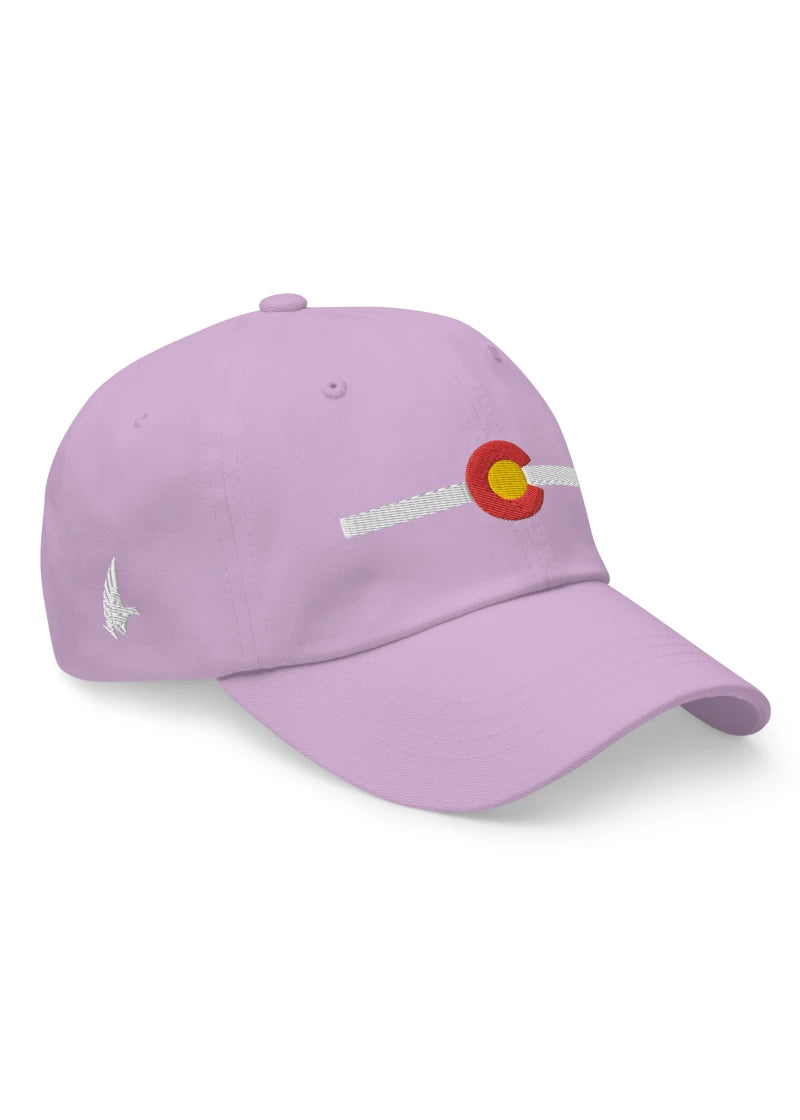 Classic Colorado Dad Hat Light Purple - Loyalty Vibes