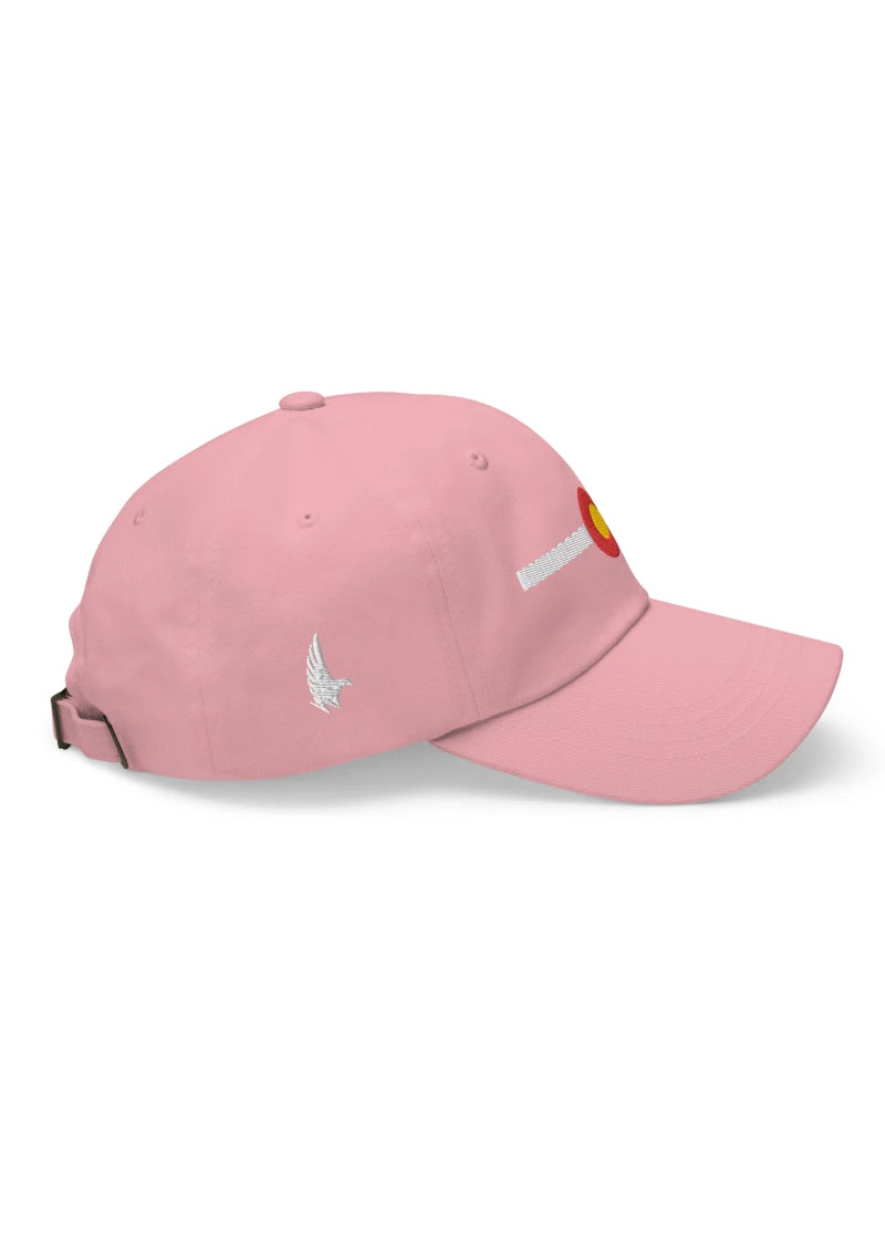 Classic Colorado Dad Hat Pink Right - Loyalty Vibes