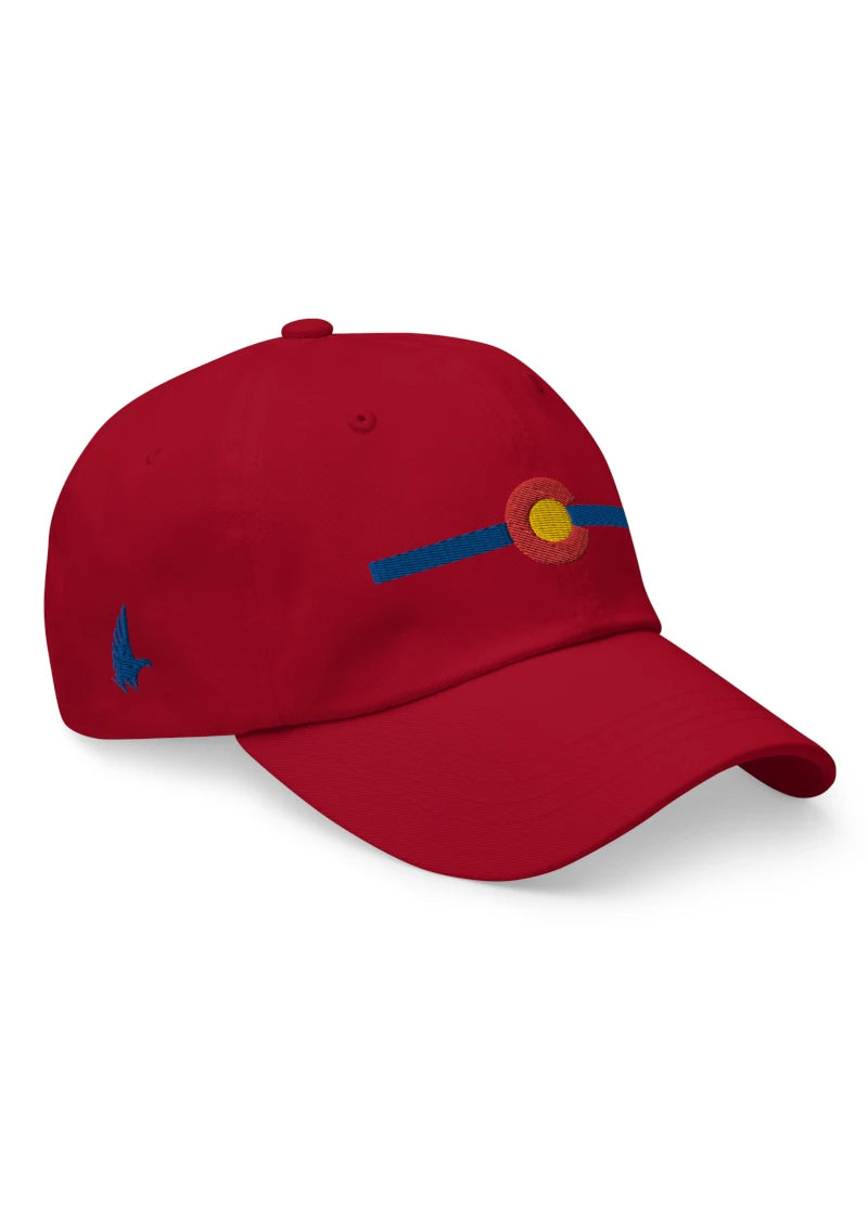 Classic Colorado Dad Hat Red/Blue - Loyalty Vibes