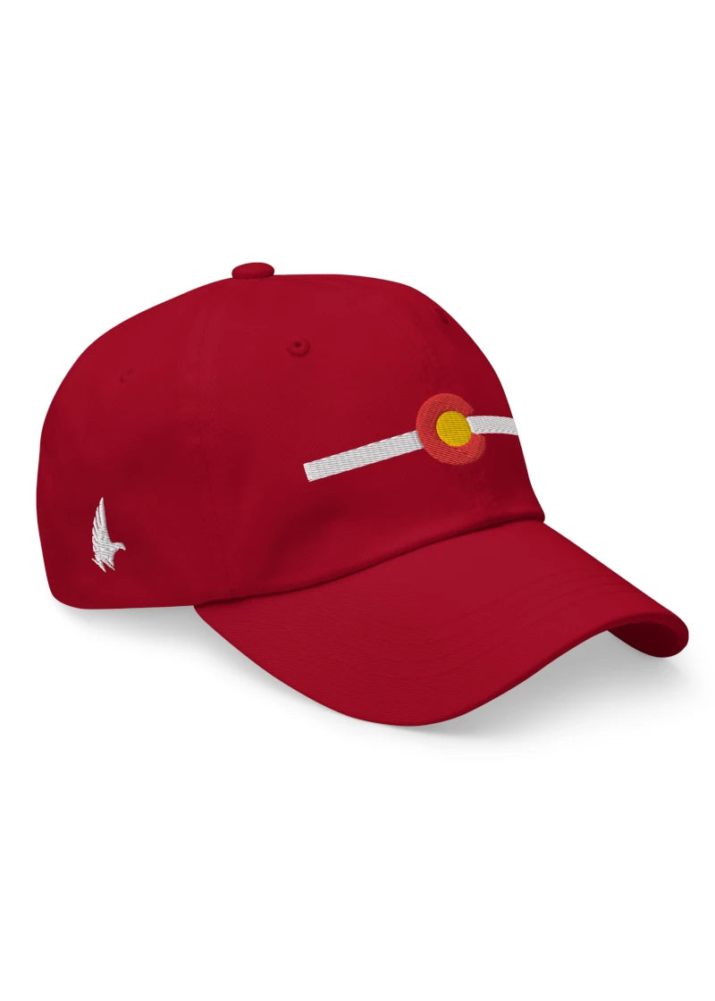 Classic Colorado Dad Hat Red - Loyalty Vibes