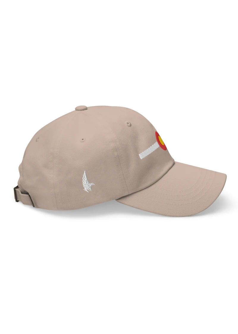 Classic Colorado Dad Hat Sandstone Right - Loyalty Vibes