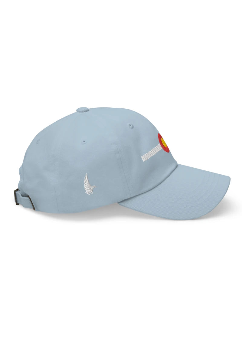 Classic Colorado Dad Hat Sky Blue Right - Loyalty Vibes