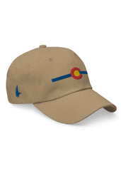 Loyalty Vibes Classic Colorado Dad Hat Tan Blue OS - Loyalty Vibes