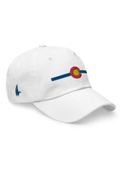 Classic Colorado Dad Hat White - Loyalty Vibes