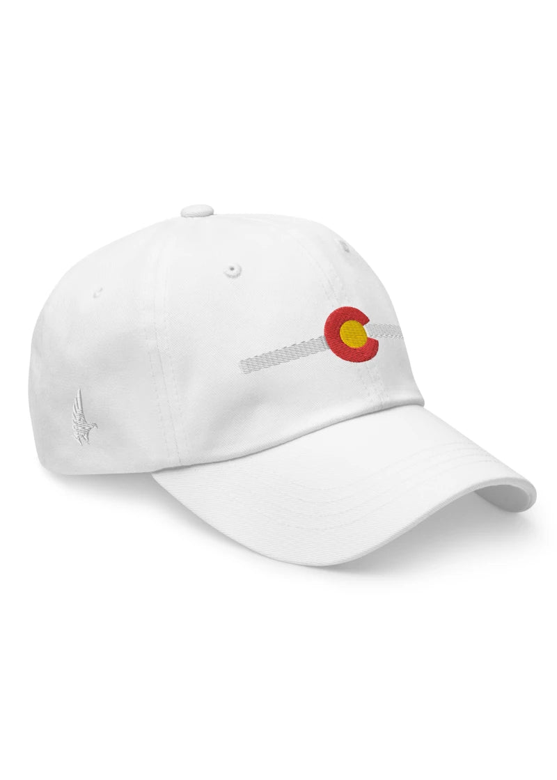 Classic Colorado Dad Hat White Out - Loyalty Vibes