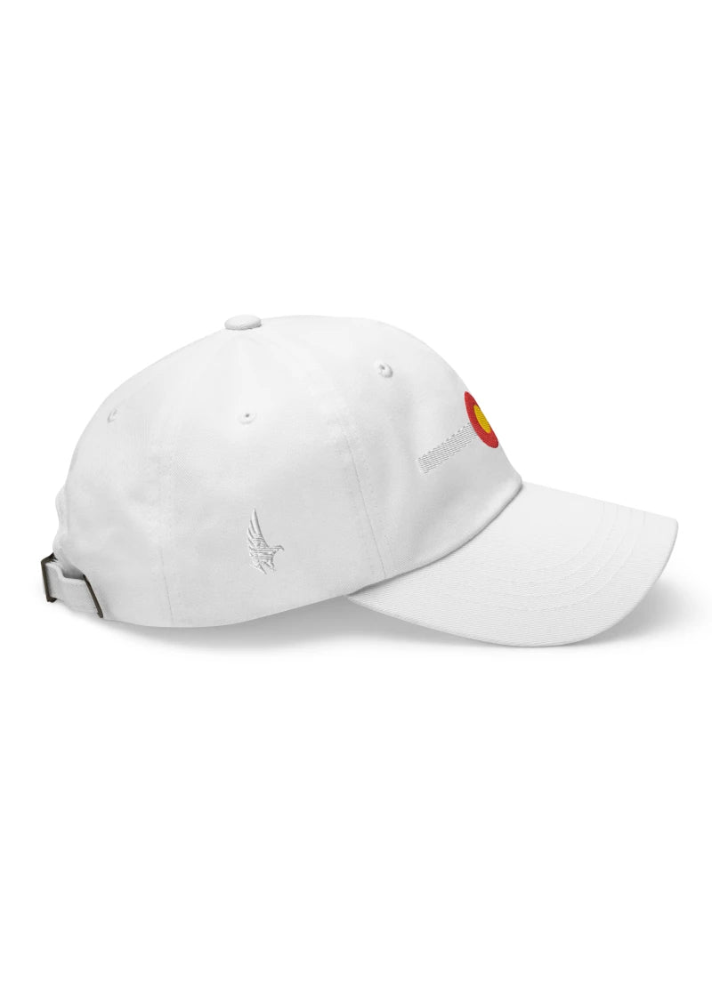 Classic Colorado Dad Hat White Out Right - Loyalty Vibes