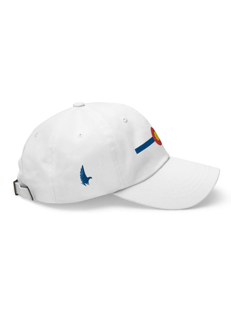 Classic Colorado Dad Hat White Right - Loyalty Vibes