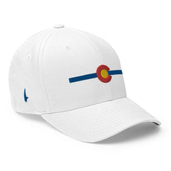 Classic Colorado Fitted Hat White - Loyalty Vibes