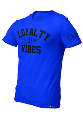 Loyalty Vibes Classic Loyalty T-Shirt Blue Black - Loyalty Vibes