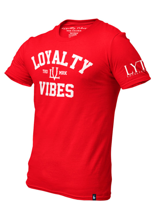 Loyalty Vibes Classic Loyalty T-Shirt Red - Loyalty Vibes