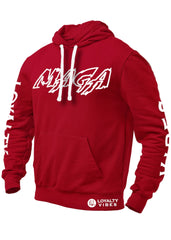 Classic Macho MAGA Hoodie 2.0 - Maroon/White - Loyalty Vibes