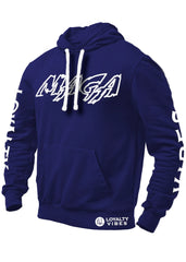 Classic Macho MAGA Hoodie 2.0 Navy Blue White - Loyalty Vibes