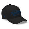 Colorado Raised Fitted Hat Black Blue - Loyalty Vibes