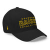 Colorado Raised Fitted Hat Black Gold - Loyalty Vibes